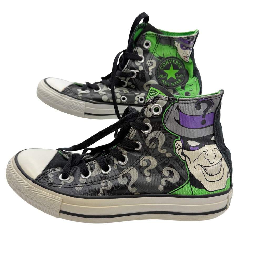 Converse Chuck Taylor All Star The Riddler High Top Sneakers DC Comics